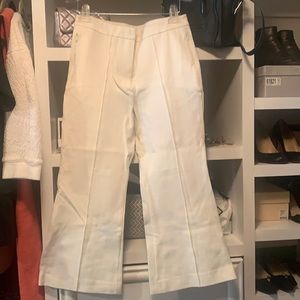 Tibi Size 6 White Pointe Pants